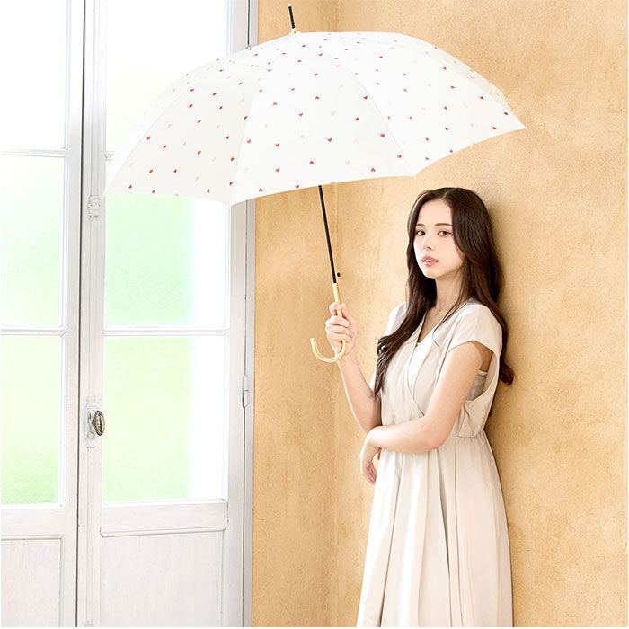 BACKYARD FAMILY「ジャンプ傘 8本骨 60cm レディース 通販 雨傘 長傘 60センチ 晴雨兼用傘 カサ 婦人傘」|傘|