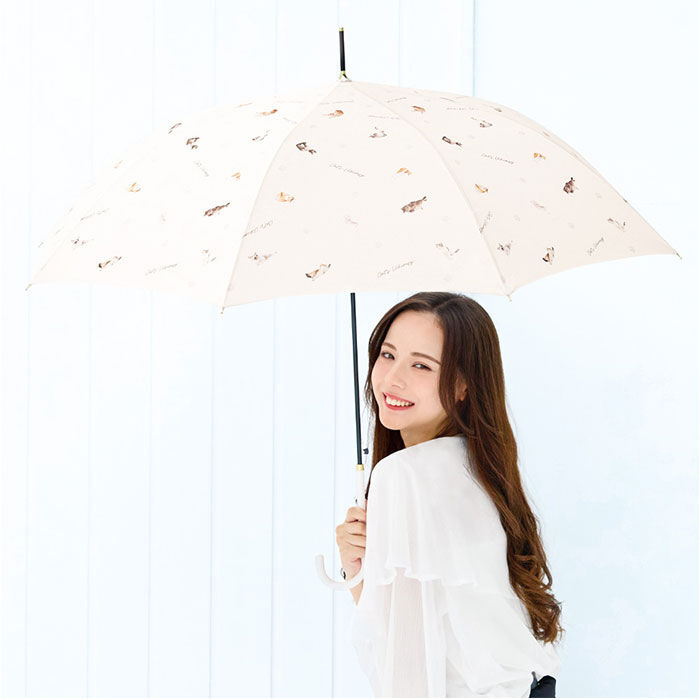 BACKYARD FAMILY「ジャンプ傘 8本骨 60cm レディース 通販 雨傘 長傘 60センチ 晴雨兼用傘 カサ 婦人傘」|傘|