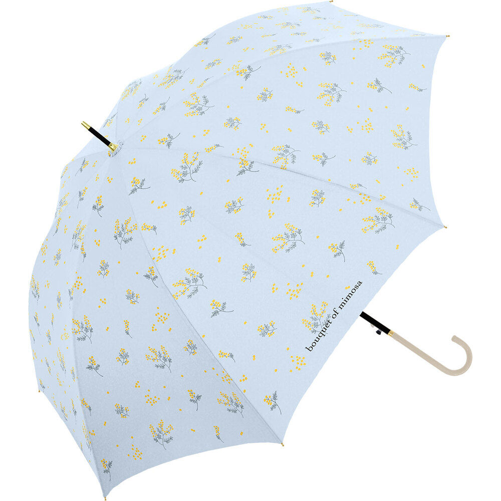 BACKYARD FAMILY「ジャンプ傘 8本骨 60cm レディース 通販 雨傘 長傘 60センチ 晴雨兼用傘 カサ 婦人傘」|傘|ブルー2