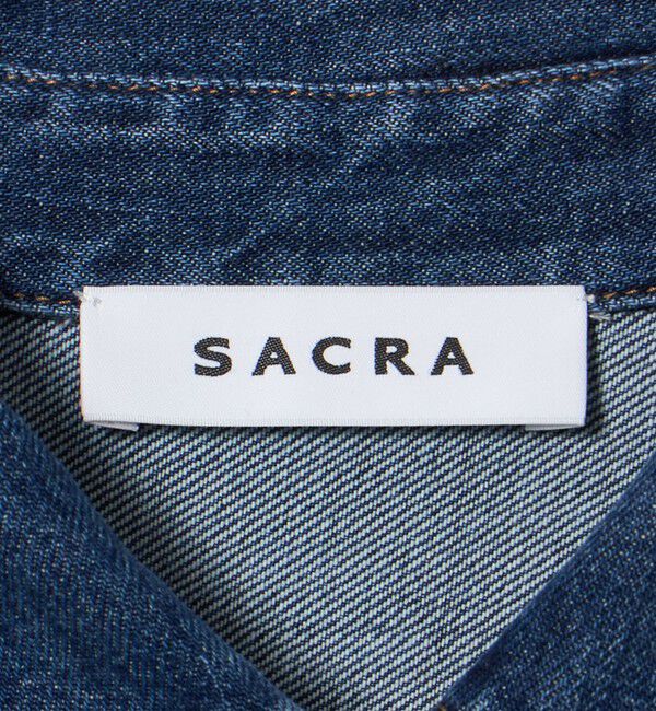 UNITED ARROWS「＜SACRA＞デニム ロングシャツ」|シャツ・ブラウス|