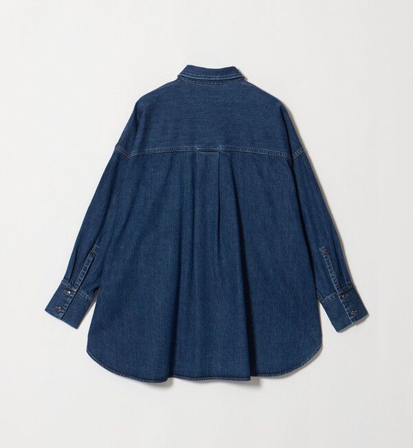 UNITED ARROWS「＜SACRA＞デニム ロングシャツ」|シャツ・ブラウス|