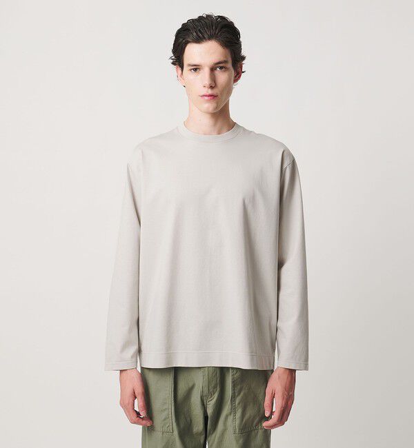 UNITED ARROWS「ポンチ ロングスリーブ Tシャツ デオドラント 抗菌防臭 接触冷感」|Tシャツ・カットソー|