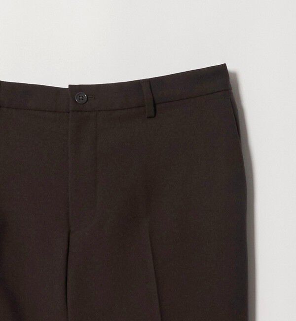 UNITED ARROWS「テックツイル ノープリーツ テーパードスラックス UA COZY ウォッシャブル ヨコストレッチ」|スラックス|
