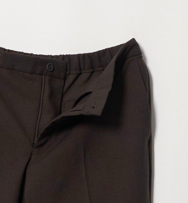 UNITED ARROWS「テックツイル ノープリーツ テーパードスラックス UA COZY ウォッシャブル ヨコストレッチ」|スラックス|
