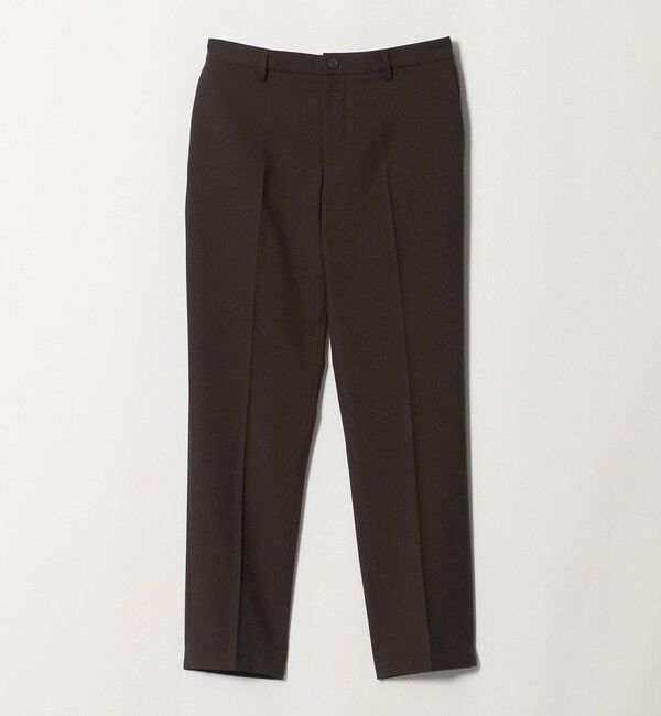 UNITED ARROWS「テックツイル ノープリーツ テーパードスラックス UA COZY ウォッシャブル ヨコストレッチ」|スラックス|