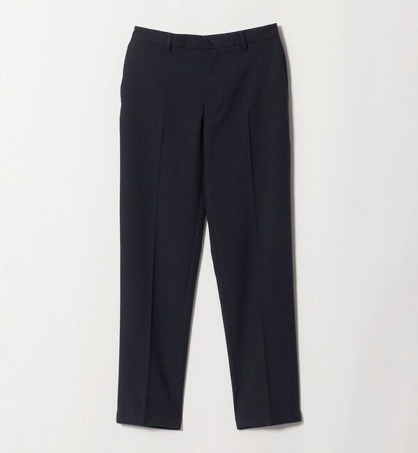 UNITED ARROWS「テックツイル ノープリーツ テーパードスラックス UA COZY ウォッシャブル ヨコストレッチ」|スラックス|