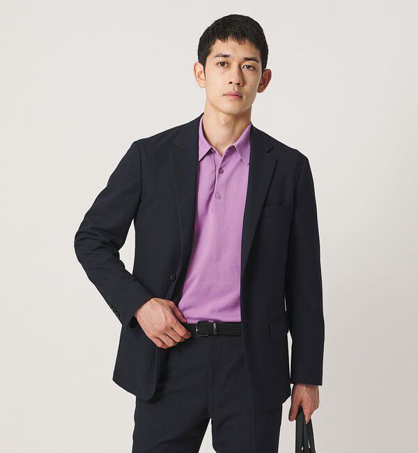 UNITED ARROWS「テックツイル シングル 2ボタン テーラードジャケット UA COZY ウォッシャブル ヨコストレッチ」|テーラードジャケット|