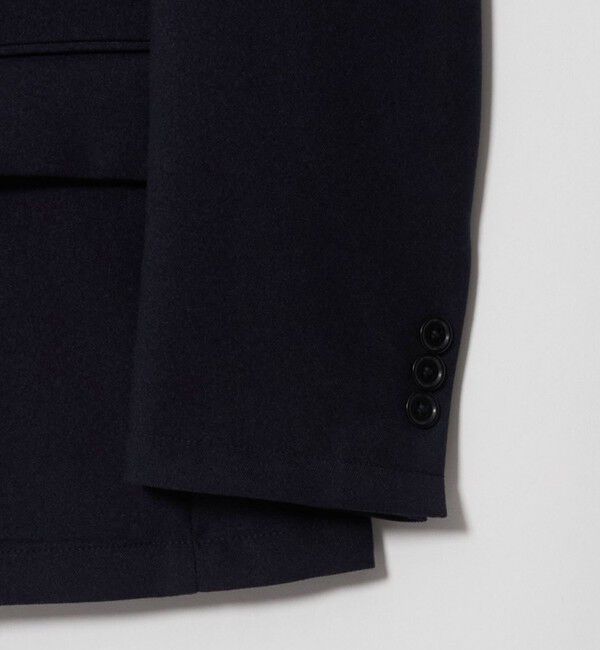 UNITED ARROWS「テックツイル シングル 2ボタン テーラードジャケット UA COZY ウォッシャブル ヨコストレッチ」|テーラードジャケット|