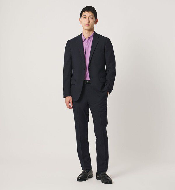 UNITED ARROWS「テックツイル シングル 2ボタン テーラードジャケット UA COZY ウォッシャブル ヨコストレッチ」|テーラードジャケット|