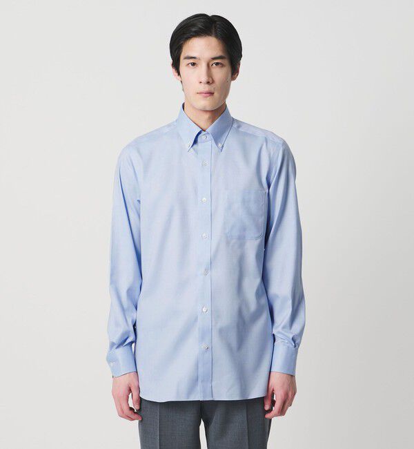 UNITED ARROWS「イージーケア AG ロイヤルオックス ボタンダウン シャツ 抗菌防臭」|シャツ・ブラウス|