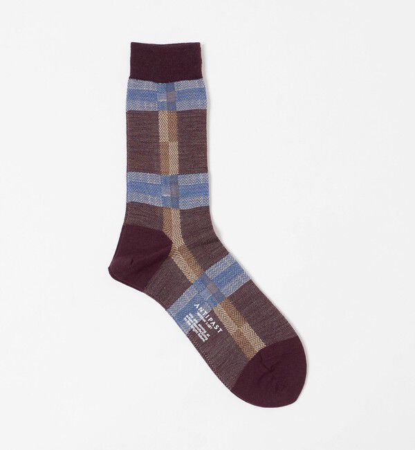 UNITED ARROWS「＜ANTIPAST＞ チェック ソックス」|ソックス|WINE