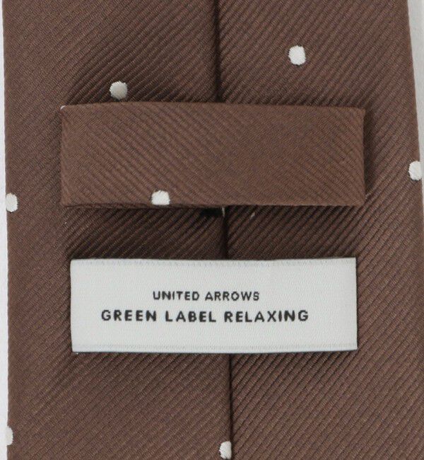 UNITED ARROWS green label relaxing「GLR ポリエステル ウォッシャブル ドット ネクタイ」|ネクタイ・蝶ネクタイ|