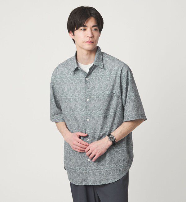 UNITED ARROWS green label relaxing「William Morris ジャストルーズ 半袖 シャツ」|シャツ・ブラウス|