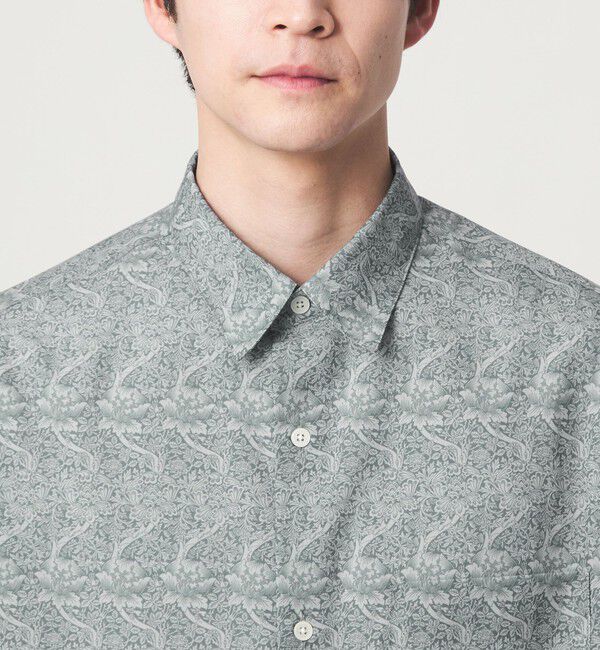 UNITED ARROWS green label relaxing「William Morris ジャストルーズ 半袖 シャツ」|シャツ・ブラウス|