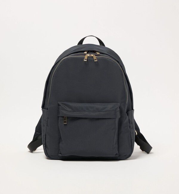 UNITED ARROWS green label relaxing「＜PARTE＞ダブルジップ バックパック / リュック 通勤 はっ水」|リュック|NAVY