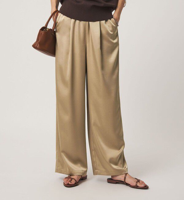 UNITED ARROWS green label relaxing「サテン パンツ」|その他|