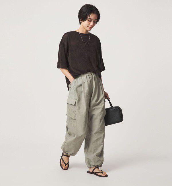 UNITED ARROWS green label relaxing「ウスカル カーゴパンツ UVカット 撥水 接触冷感」|カーゴ|