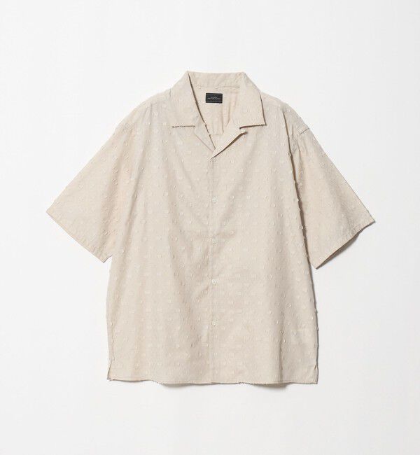 UNITED ARROWS green label relaxing「コットン ジャカード オープンカラー 半袖 シャツ」|シャツ・ブラウス|