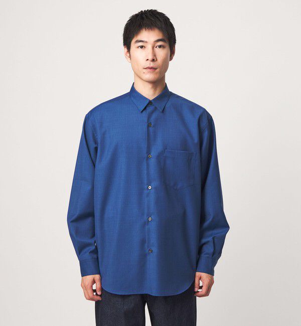 UNITED ARROWS green label relaxing「ウォッシャブル ビエラジャストルーズ 長袖 シャツ」|シャツ・ブラウス|
