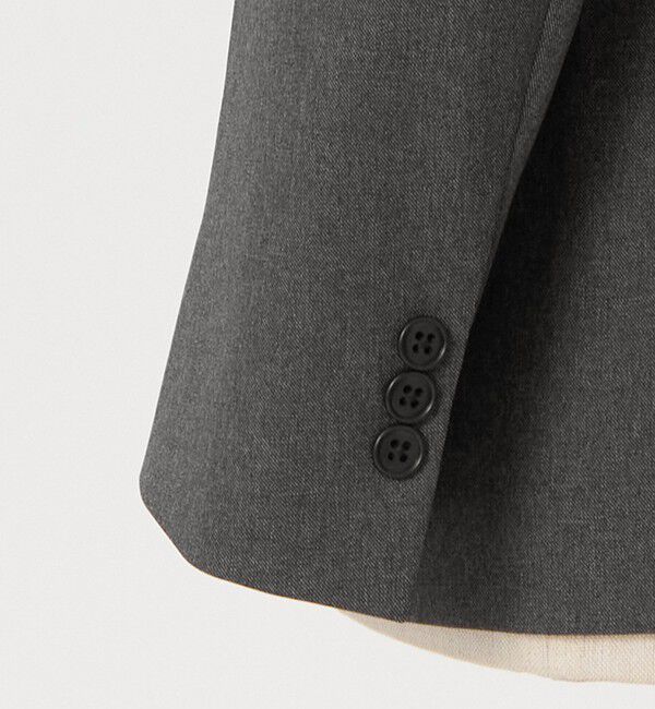 UNITED ARROWS green label relaxing「A+ ポリエステル シャークスキン 2B スタンダード セットアップ ジャケット -ストレッチ-」|テーラードジャケット|