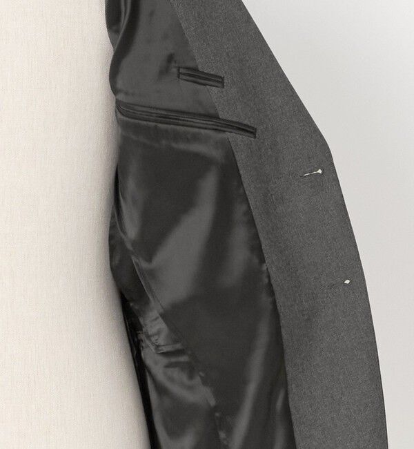 UNITED ARROWS green label relaxing「A+ ポリエステル シャークスキン 2B スタンダード セットアップ ジャケット -ストレッチ-」|テーラードジャケット|