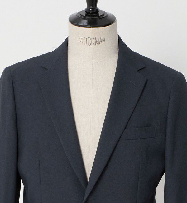 UNITED ARROWS green label relaxing「A+ ポリエステル シャークスキン 2B スタンダード セットアップ ジャケット -ストレッチ-」|テーラードジャケット|