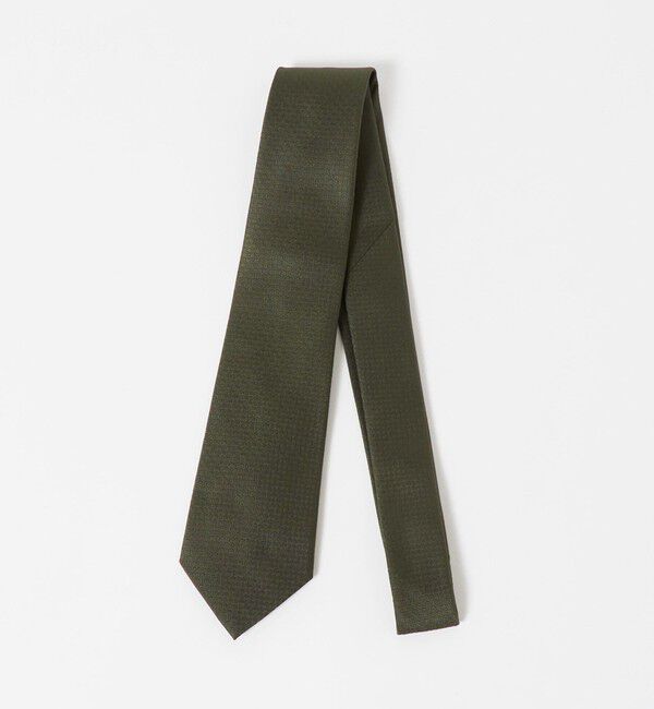 UNITED ARROWS green label relaxing「GLR シルク3 8.0cm ソリッド ネクタイ」|ネクタイ・蝶ネクタイ|OLIVE