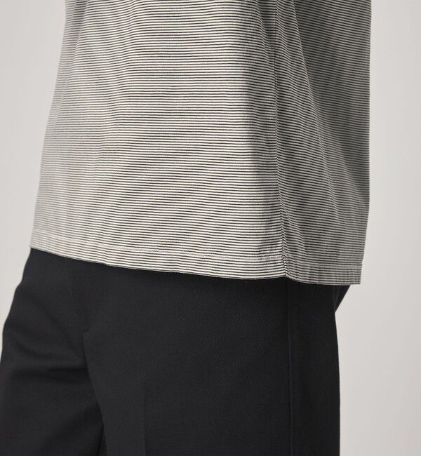 STEVEN ALAN「＜Steven Alan＞ サイロ ボーダー クルーネック Tシャツ」|Tシャツ・カットソー|