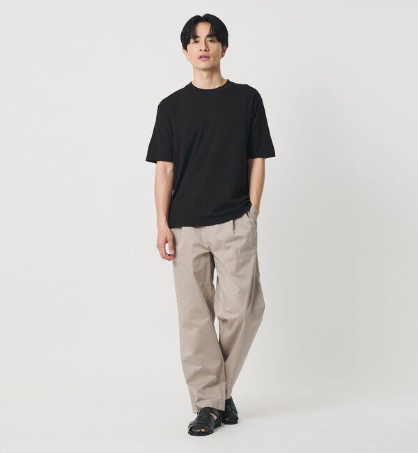 BEAUTY&YOUTH UNITED ARROWS「コットン カシミヤ クルーネック Tシャツ ウォッシャブル」|Tシャツ・カットソー|