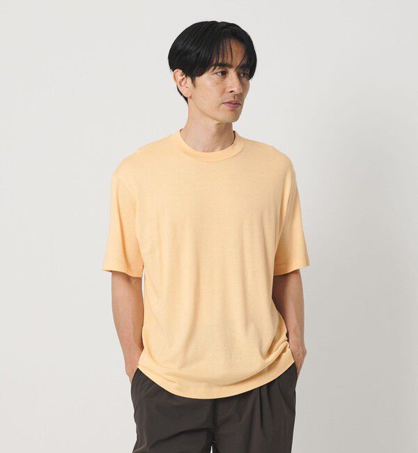 BEAUTY&YOUTH UNITED ARROWS「コットン カシミヤ クルーネック Tシャツ ウォッシャブル」|Tシャツ・カットソー|