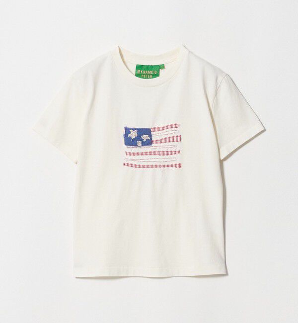 NICE WEATHER「＜PETER＞USA FLAG Tシャツ」|Tシャツ・カットソー|WHITE