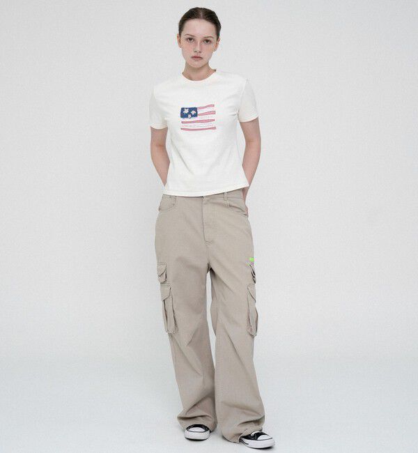 NICE WEATHER「＜PETER＞USA FLAG Tシャツ」|Tシャツ・カットソー|