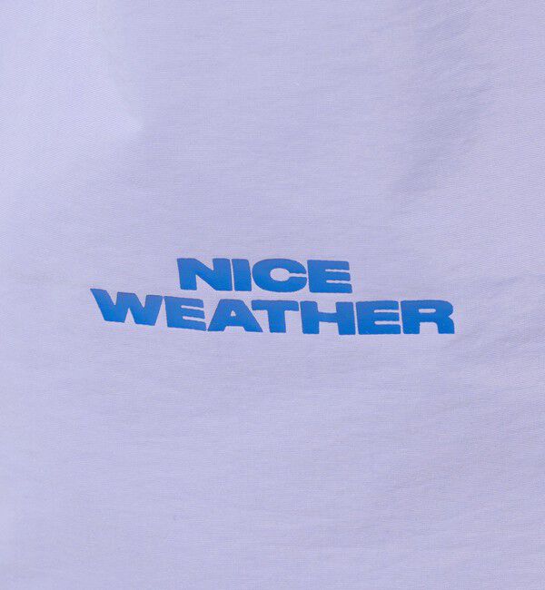 NICE WEATHER「＜NICE WEATHER＞ナイロン ミニマーケットバッグ」|エコバッグ|