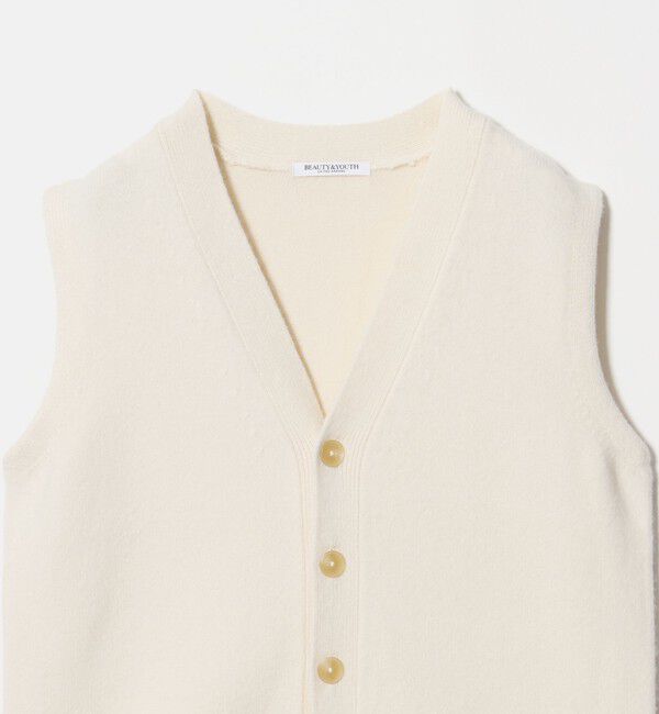 BEAUTY&YOUTH UNITED ARROWS「ウールカシミヤブレンド アクア ニットベスト」|ベスト・ジレ|