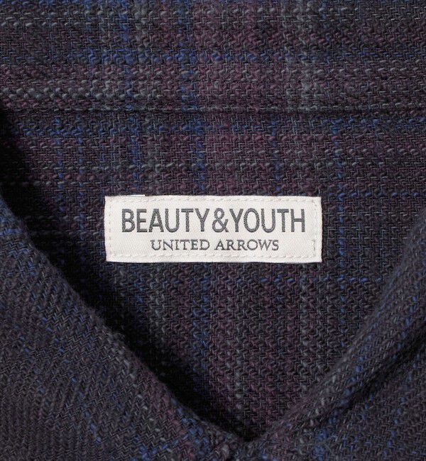 BEAUTY&YOUTH UNITED ARROWS「ウーブン ネル チェック シャツ」|シャツ・ブラウス|