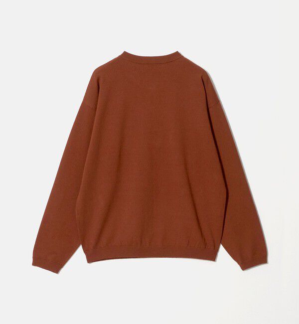 BEAUTY&YOUTH UNITED ARROWS「KNITEE フェザー コットン ヘンリーネック ニット Tシャツ ウォッシャブル」|ニット・セーター|