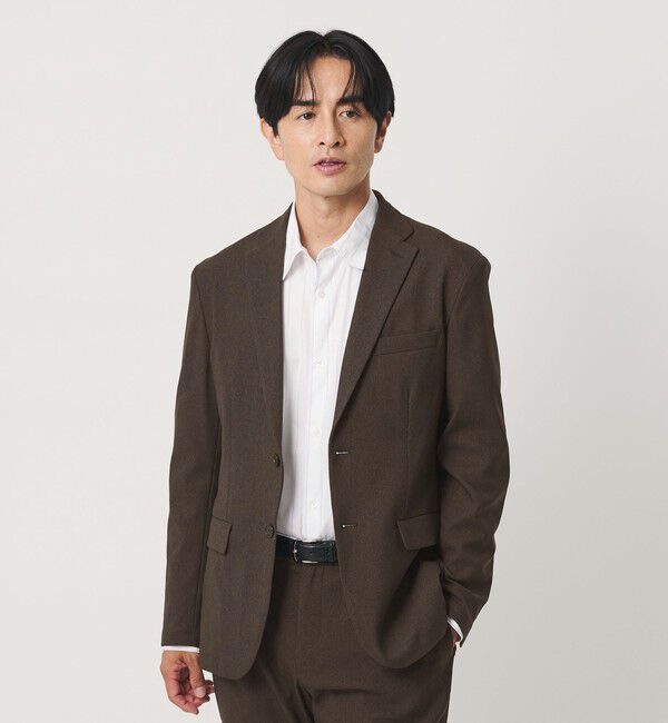 BEAUTY&YOUTH UNITED ARROWS「リサイクル ポリエステル 2B ジャケット セットアップ対応 ヨコストレッチ ウォッシャブル」|テーラードジャケット|