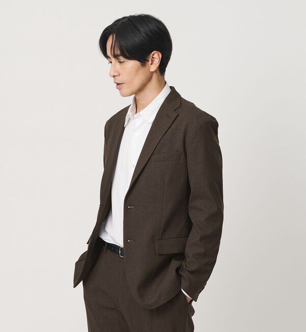 BEAUTY&YOUTH UNITED ARROWS「リサイクル ポリエステル 2B ジャケット セットアップ対応 ヨコストレッチ ウォッシャブル」|テーラードジャケット|