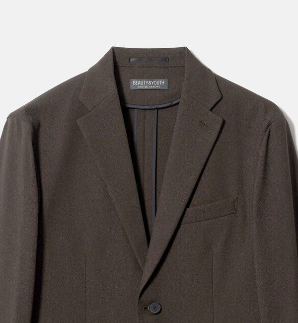 BEAUTY&YOUTH UNITED ARROWS「リサイクル ポリエステル 2B ジャケット セットアップ対応 ヨコストレッチ ウォッシャブル」|テーラードジャケット|