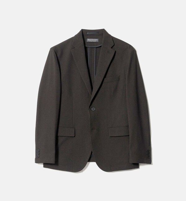 BEAUTY&YOUTH UNITED ARROWS「リサイクル ポリエステル 2B ジャケット セットアップ対応 ヨコストレッチ ウォッシャブル」|テーラードジャケット|