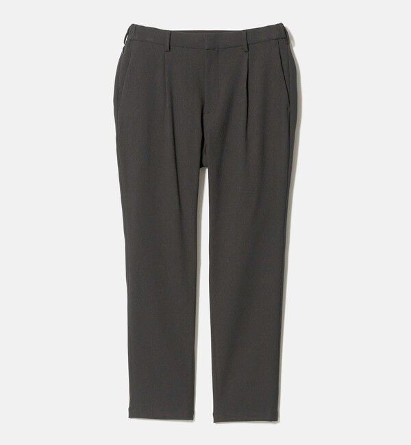 BEAUTY&YOUTH UNITED ARROWS「リサイクル ポリエステル 1プリーツ テーパード パンツ NO.3 セットアップ対応 ヨコストレッチ ウォッシャ」|チノ|