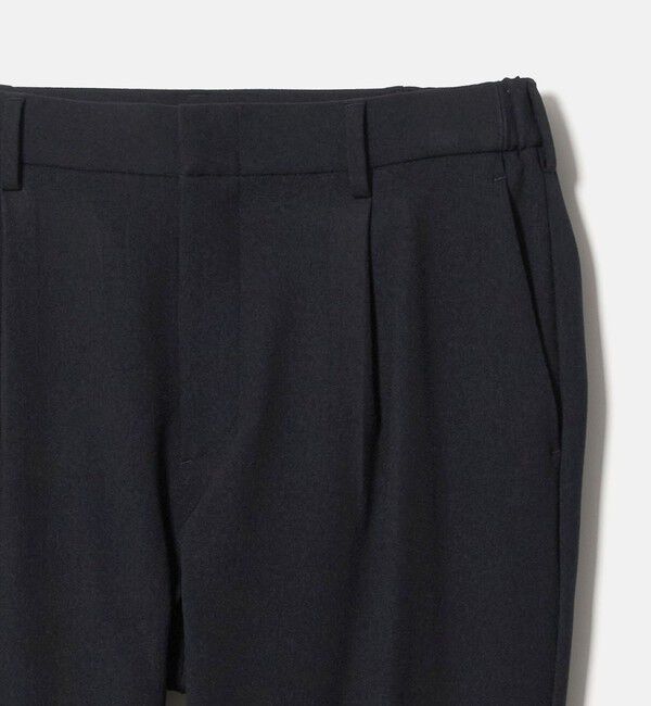 BEAUTY&YOUTH UNITED ARROWS「リサイクル ポリエステル 1プリーツ テーパード パンツ NO.3 セットアップ対応 ヨコストレッチ ウォッシャ」|チノ|