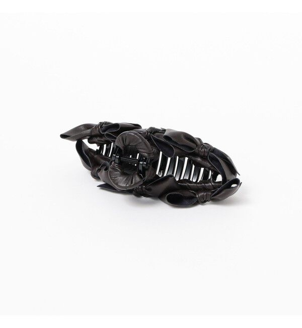 Demi-Luxe BEAMS 「TRESSE / レザー リボン ヘアクリップ」|その他|