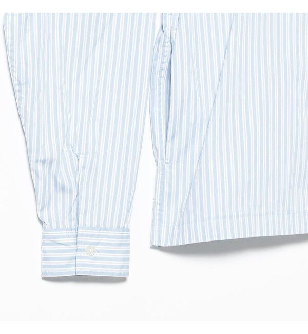 BEAMS「ストライプ ジップアップ シャツ」|シャツ・ブラウス|