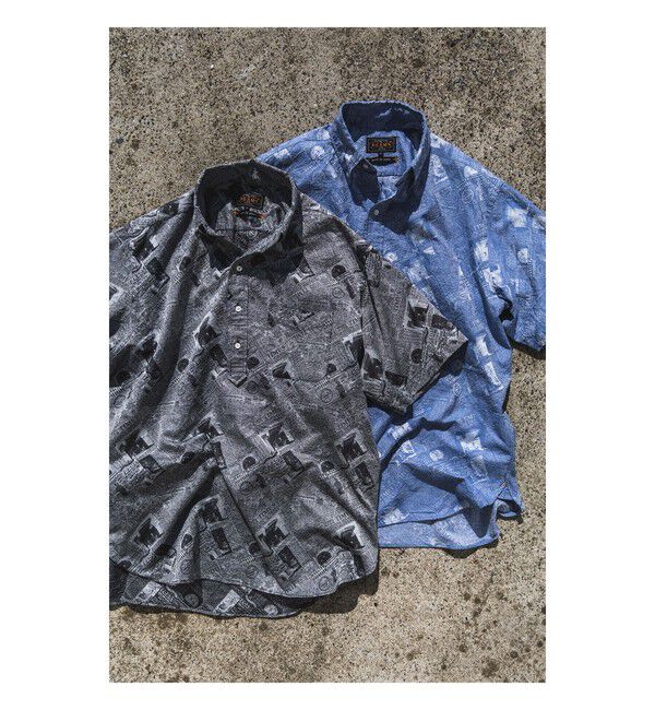BEAMS PLUS「B.D. Pullover Classic-fit Newspaper Jacquard」|シャツ・ブラウス|