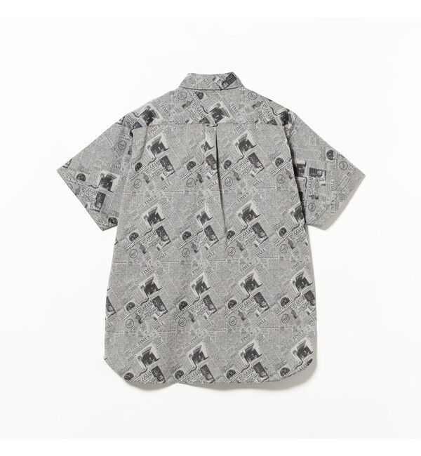 BEAMS PLUS「B.D. Pullover Classic-fit Newspaper Jacquard」|シャツ・ブラウス|