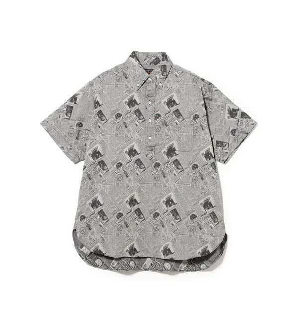 BEAMS PLUS「B.D. Pullover Classic-fit Newspaper Jacquard」|シャツ・ブラウス|