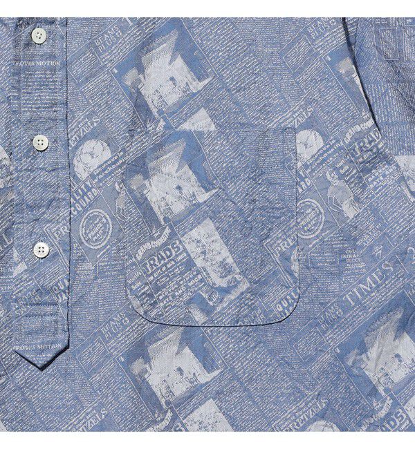 BEAMS PLUS「B.D. Pullover Classic-fit Newspaper Jacquard」|シャツ・ブラウス|