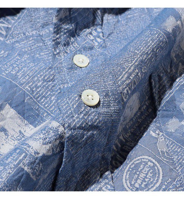 BEAMS PLUS「B.D. Pullover Classic-fit Newspaper Jacquard」|シャツ・ブラウス|
