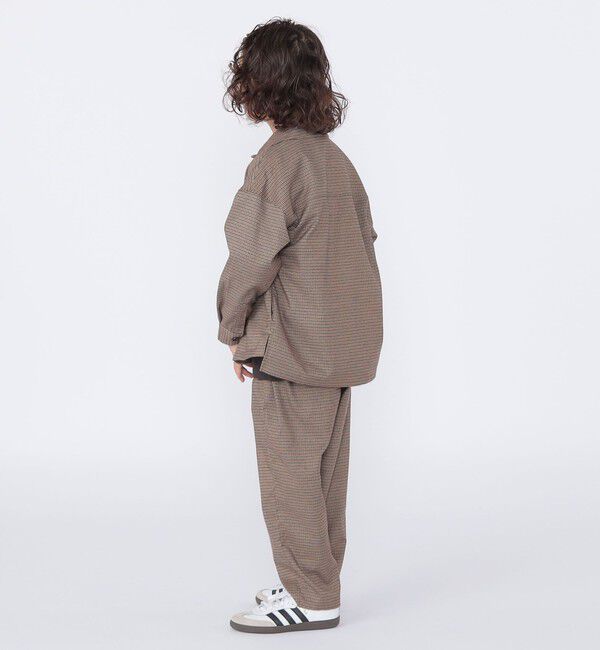 SHIPS KIDS「SHIPS KIDS:100～130cm / 千鳥柄 チェック シャツ アウター」|シャツ・ブラウス|